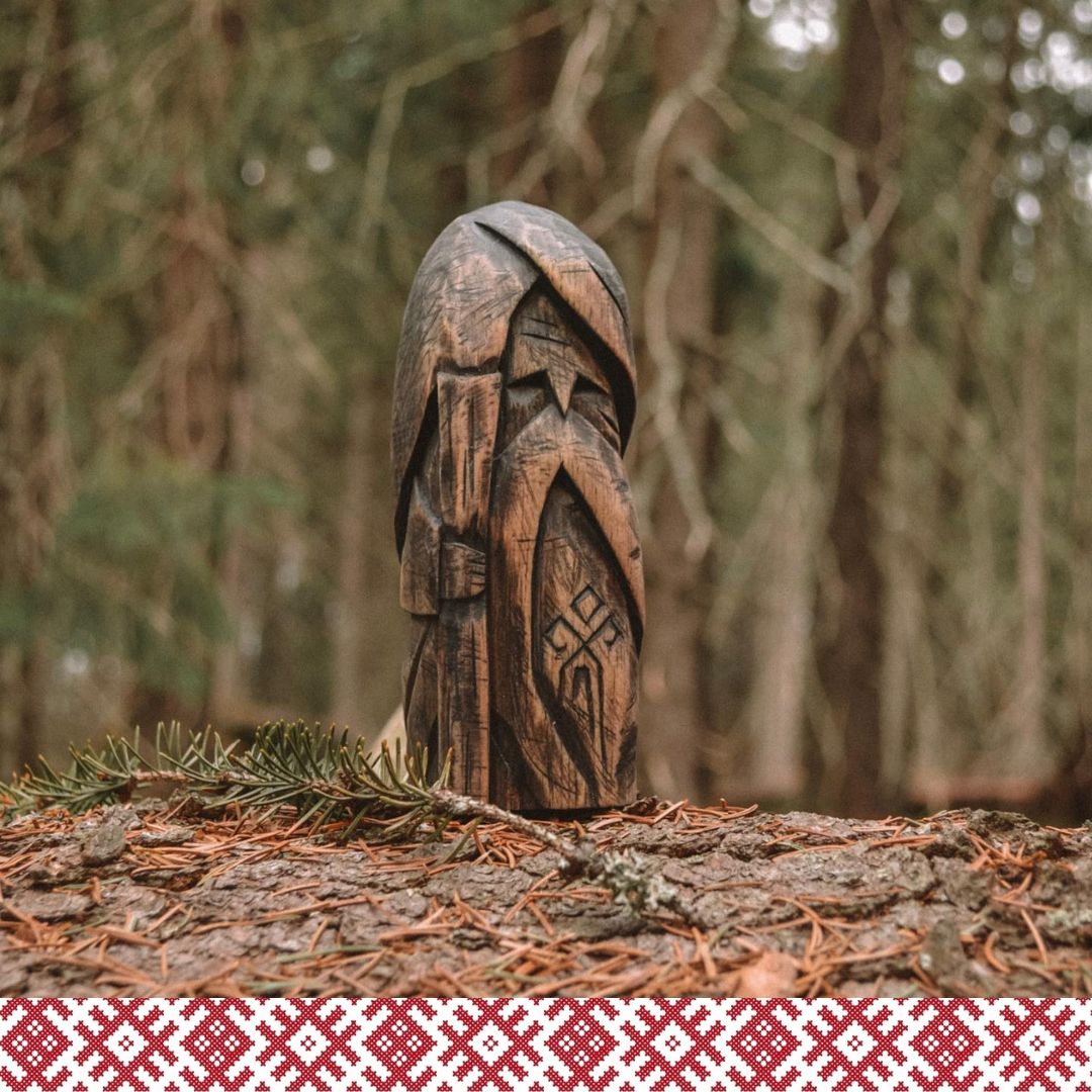 Деревянная фигурка, оберег, славянский символ, обереги, резьба по дереву