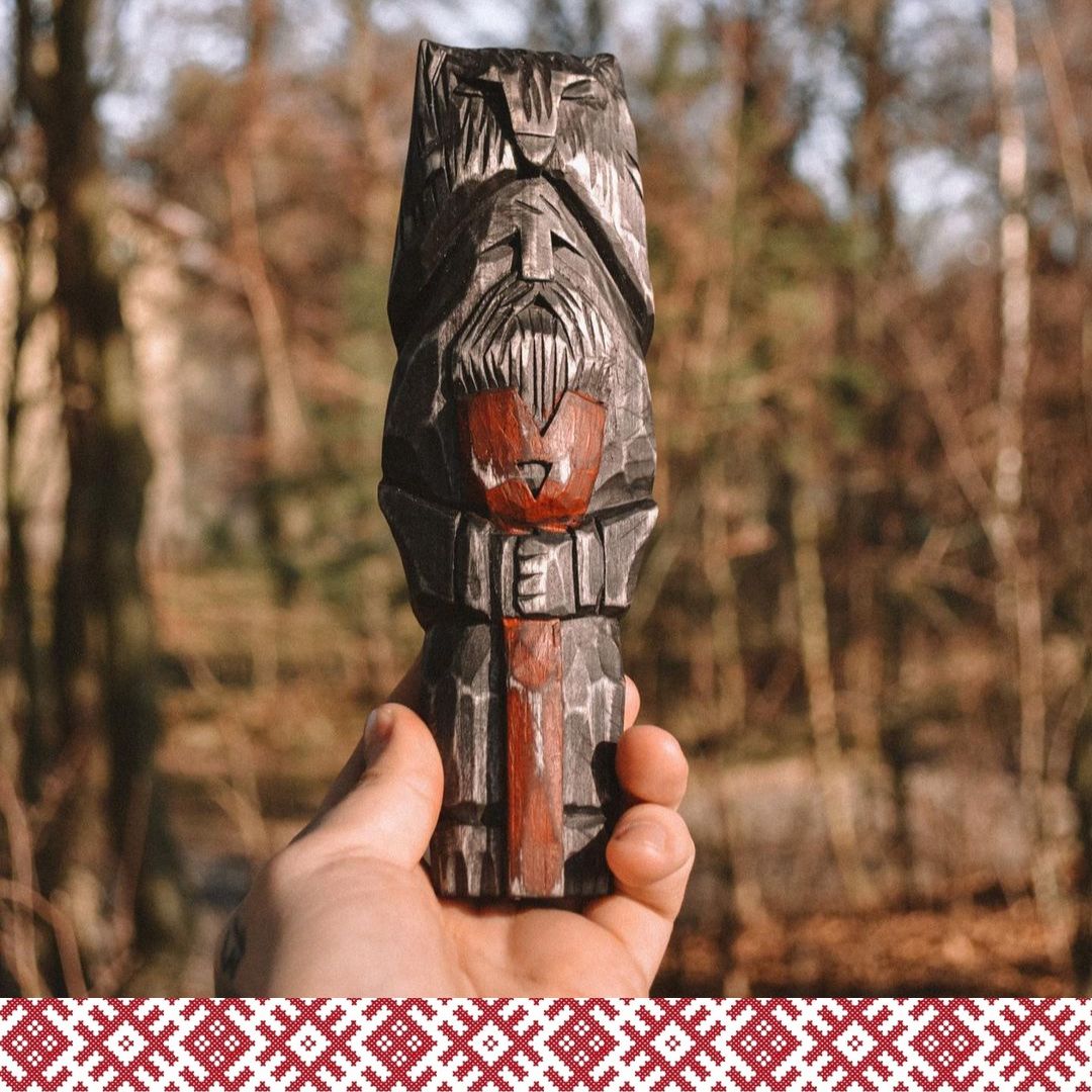 Деревянная фигурка, оберег, славянский символ, обереги, резьба по дереву