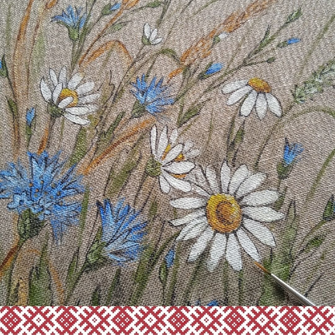 ТНаталья Мигурская. ШУЯ. Роспись по ткани, роспись по льну, авторские работы