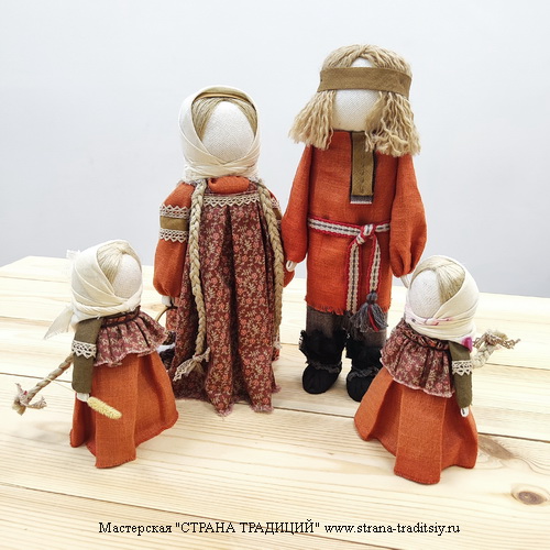 Семья. Славянский оберег. Обережная кукла