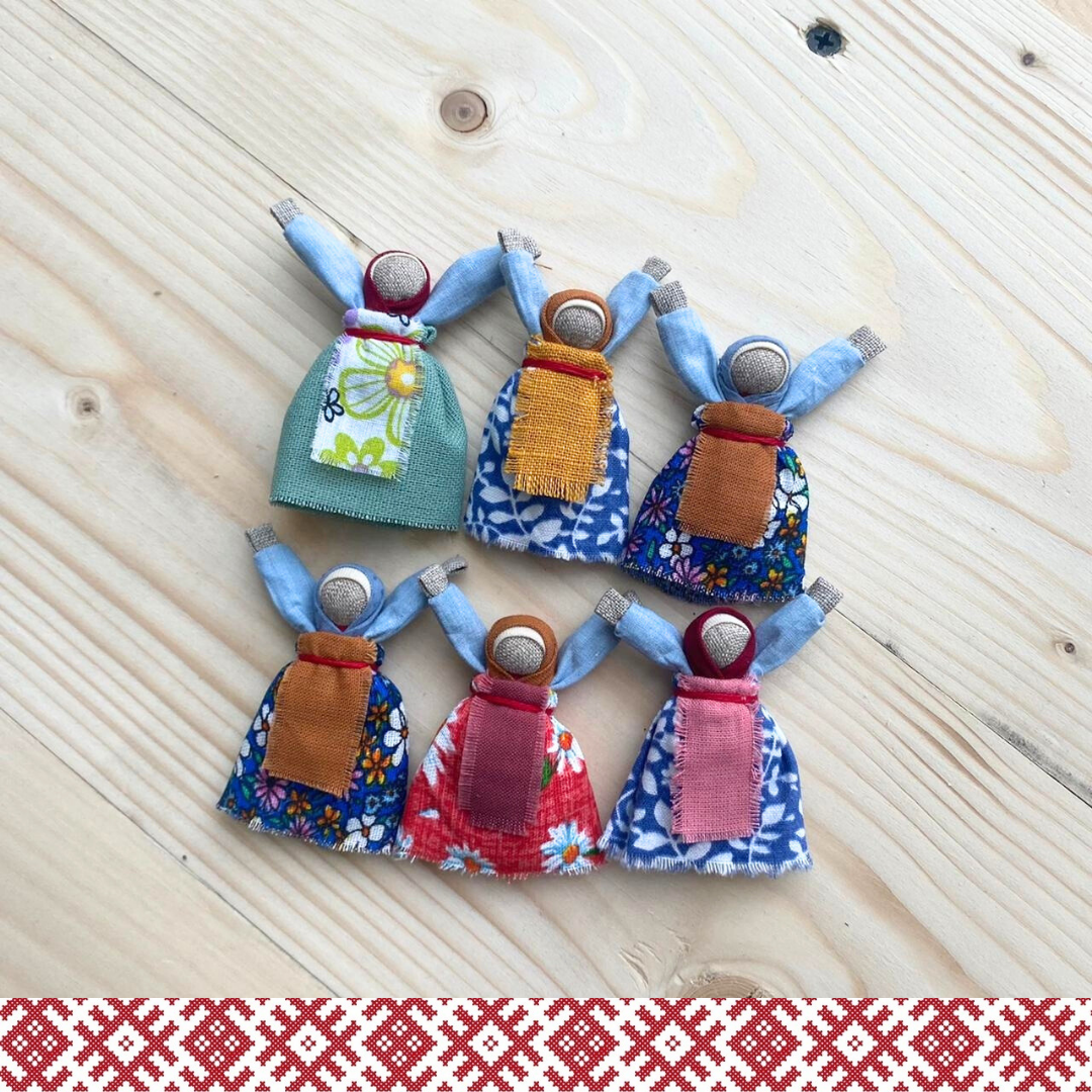 Куколка на счастье. Славянский оберег. Обережная кукла