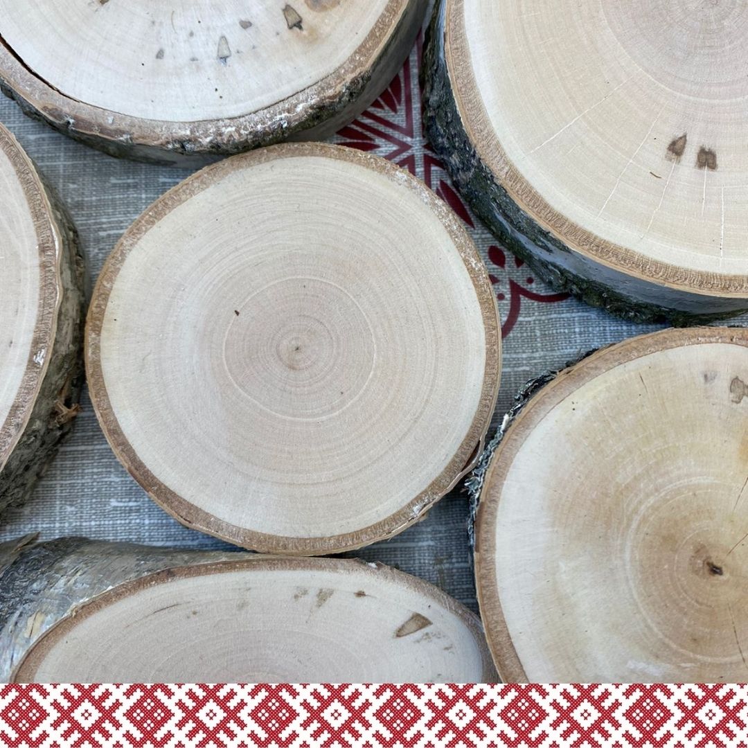 Спилы дерева, спил березы, заготовки, для творчества, товары для творчества, творческий, магазин